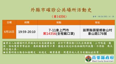 2021-06-24-案14356_外縣市確診個案涉苗栗縣公共場所活動史