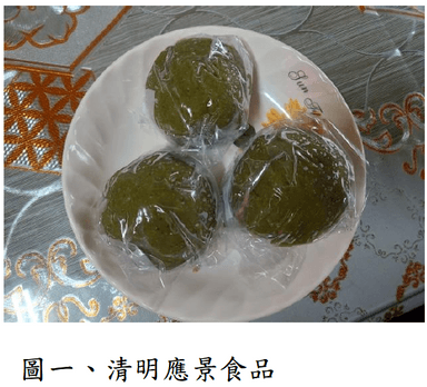 圖一、清明應景食品